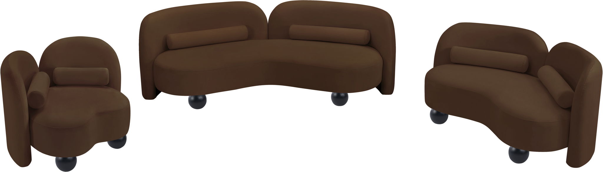 Daphne - Velvet Loveseat
