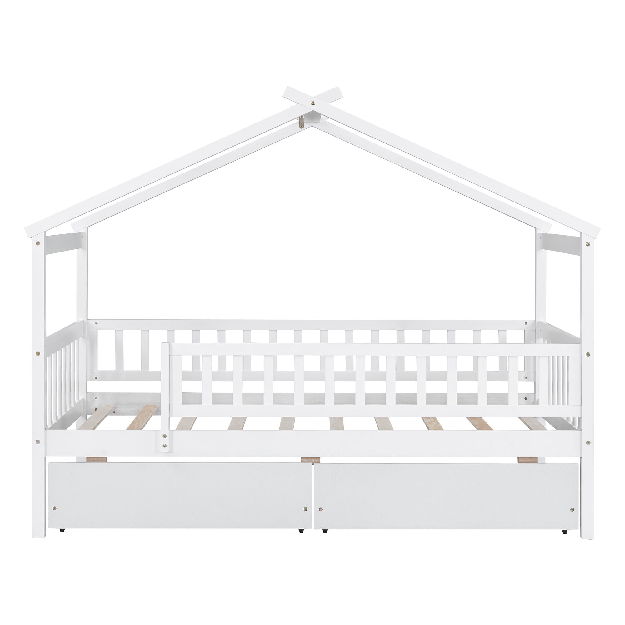 House Bed With 2 Drawers