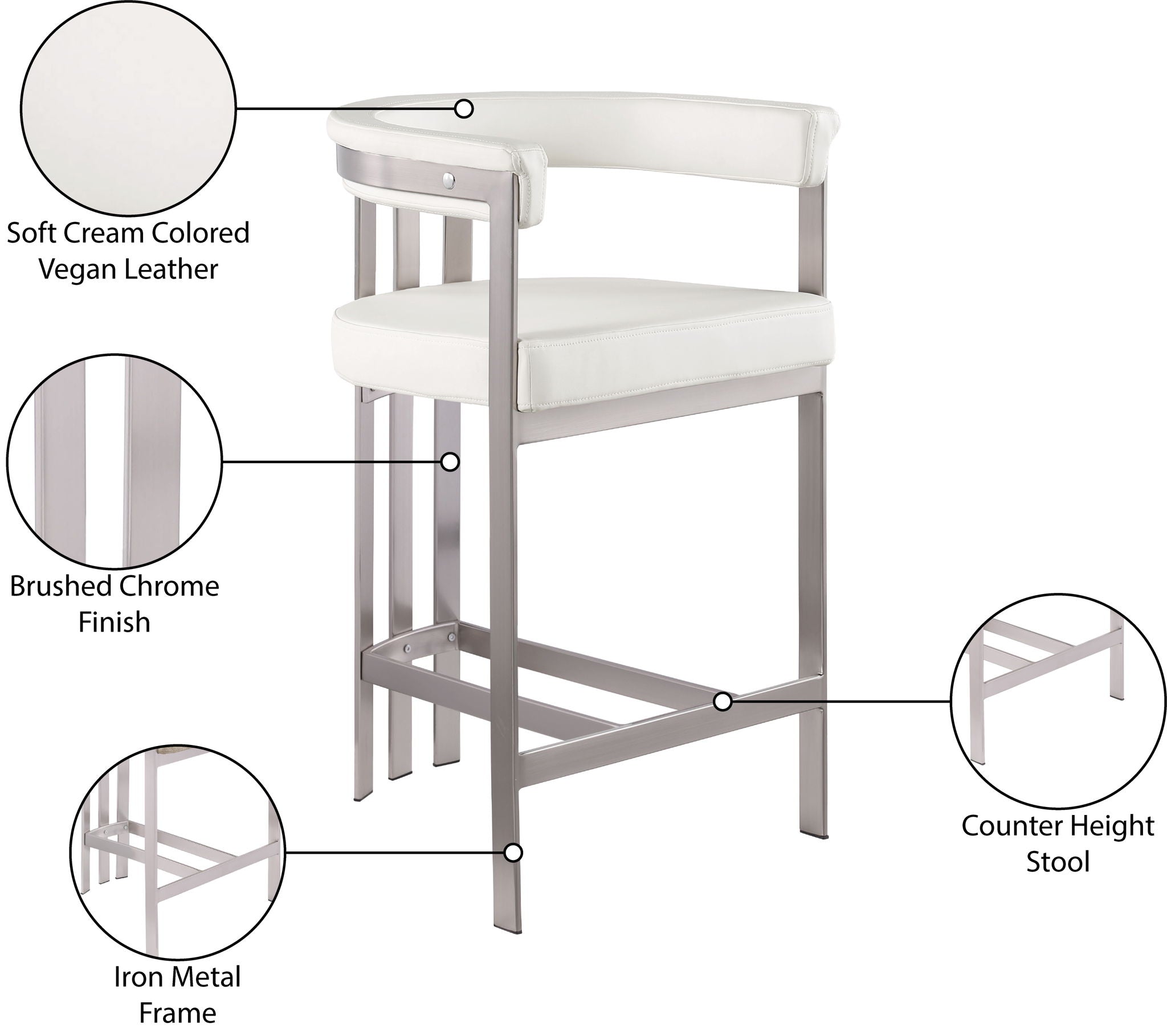 Marcello - Counter Stool (Set of 2)