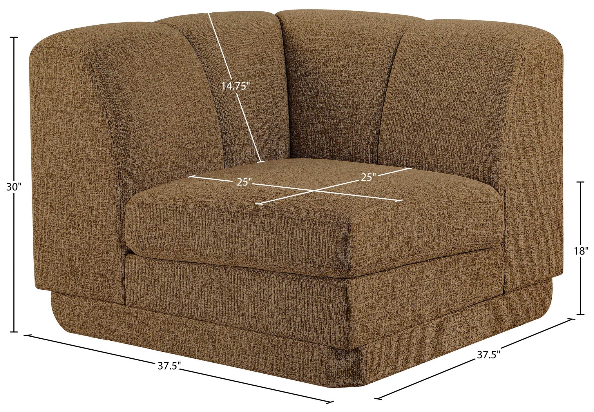 Modari - Fabric Upholstered Corner Chair