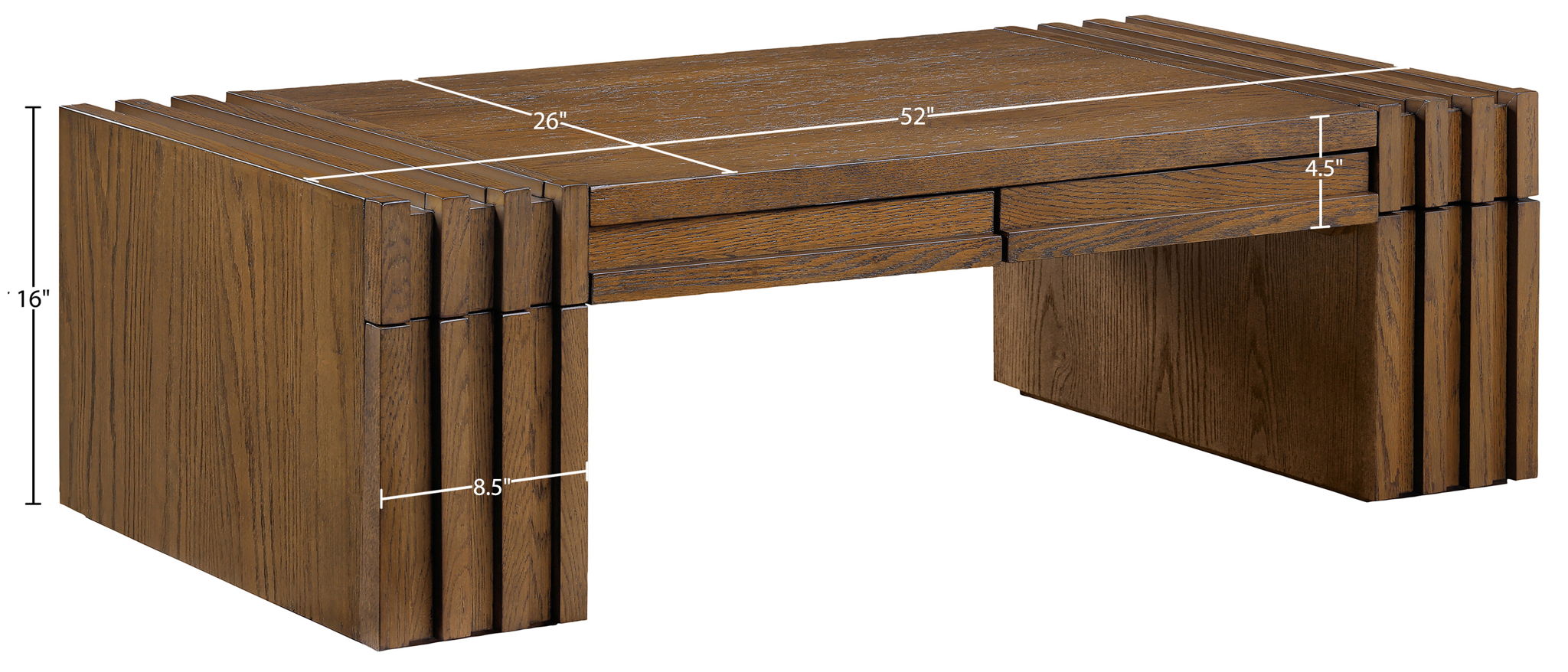 Stanton - Oak Veneer And Solid Wood Table