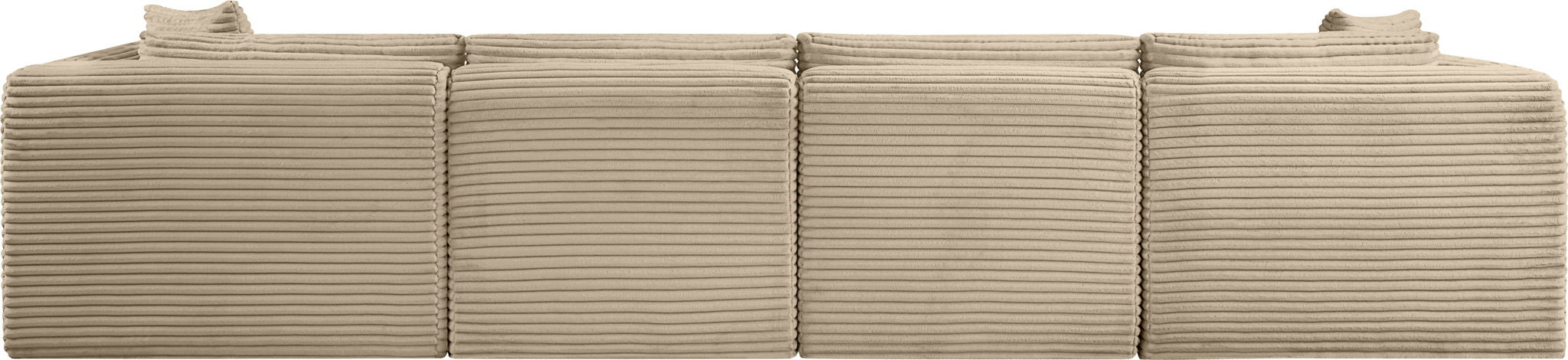 Shaggy - Fabric 4 Seat Modular Sofa