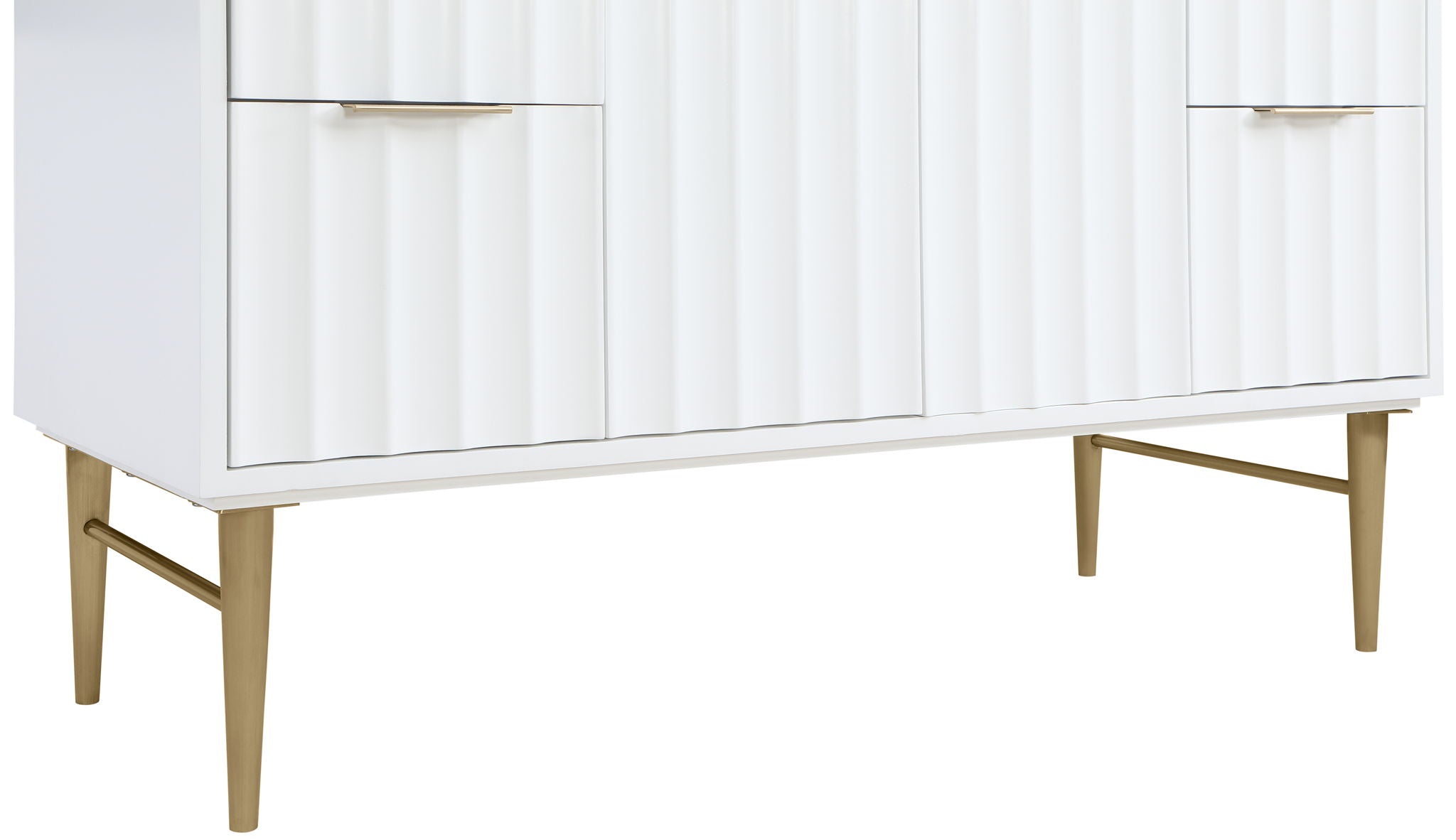 Modernist - Bathroom Vanity With Gold Legs