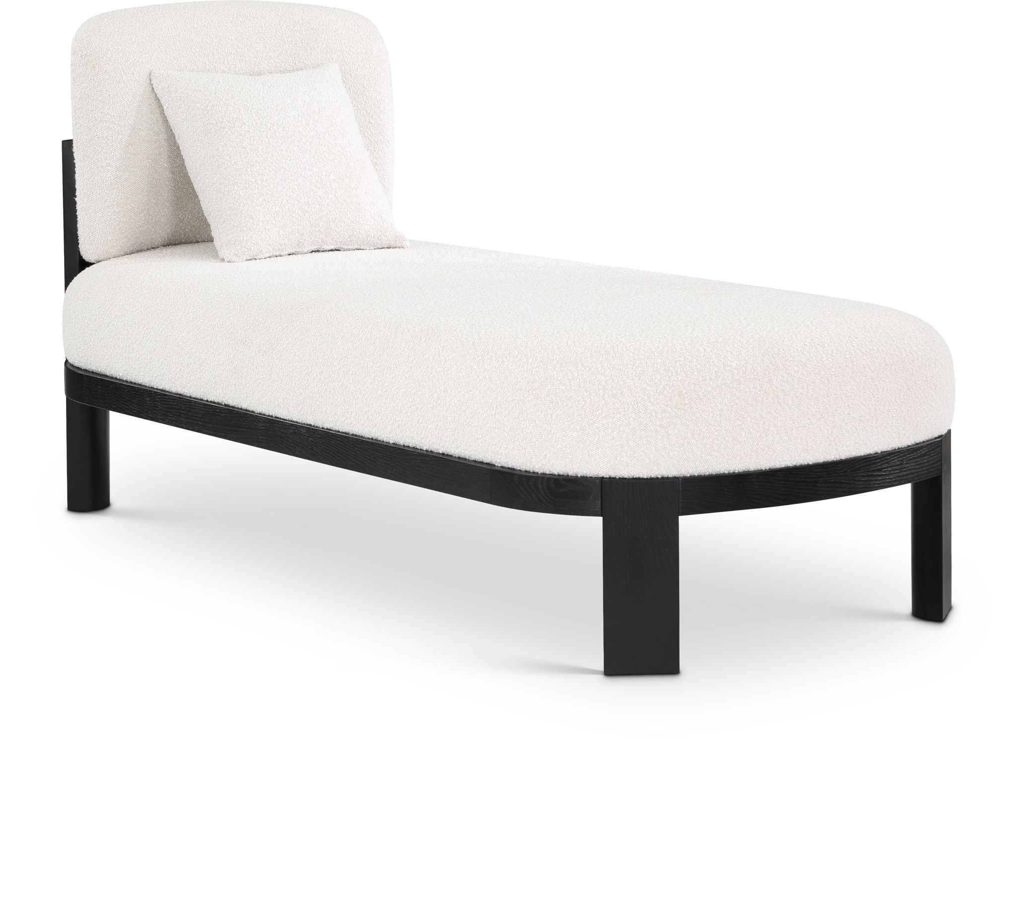 Maybourne - Chaise / Bench With Black Frame