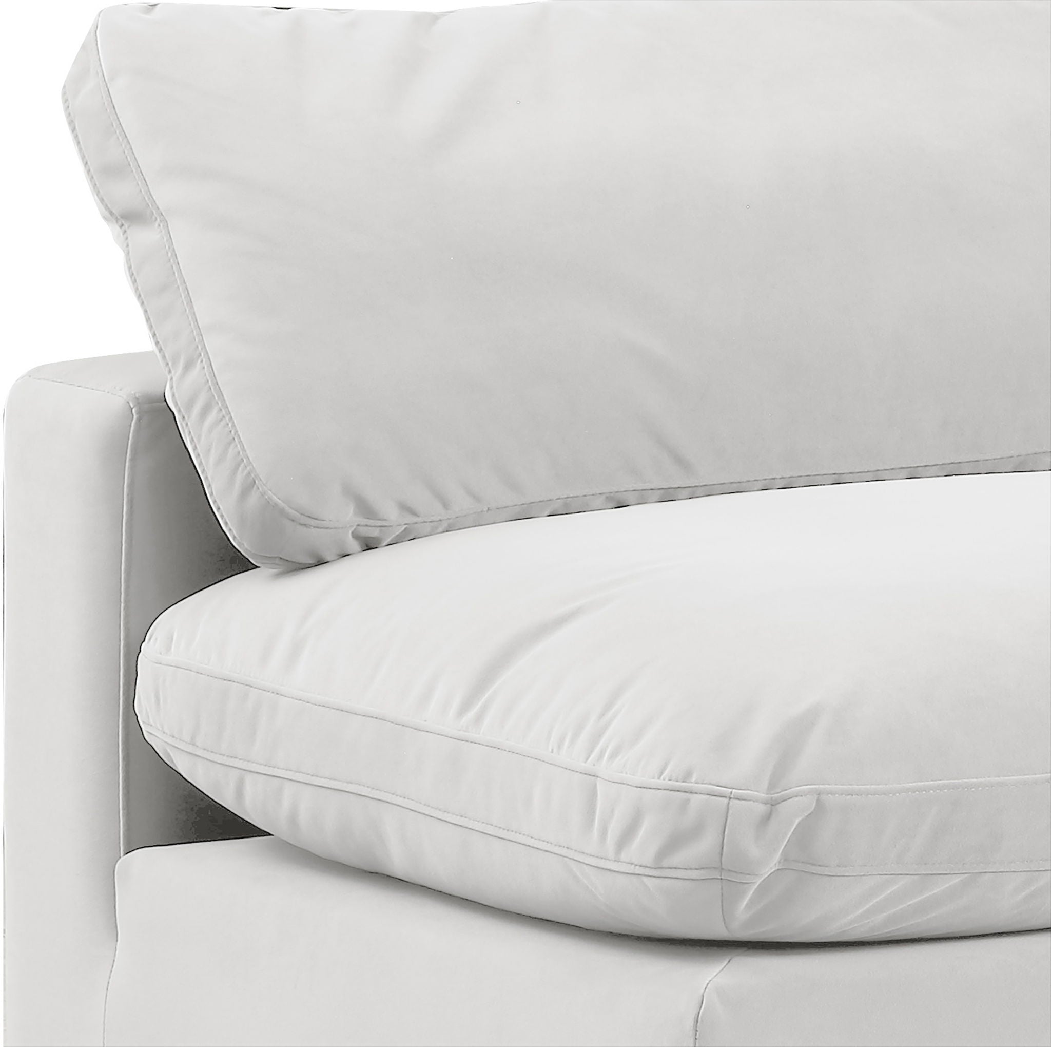 Comfy - 7 Piece Velvet Modular Armless Sectional