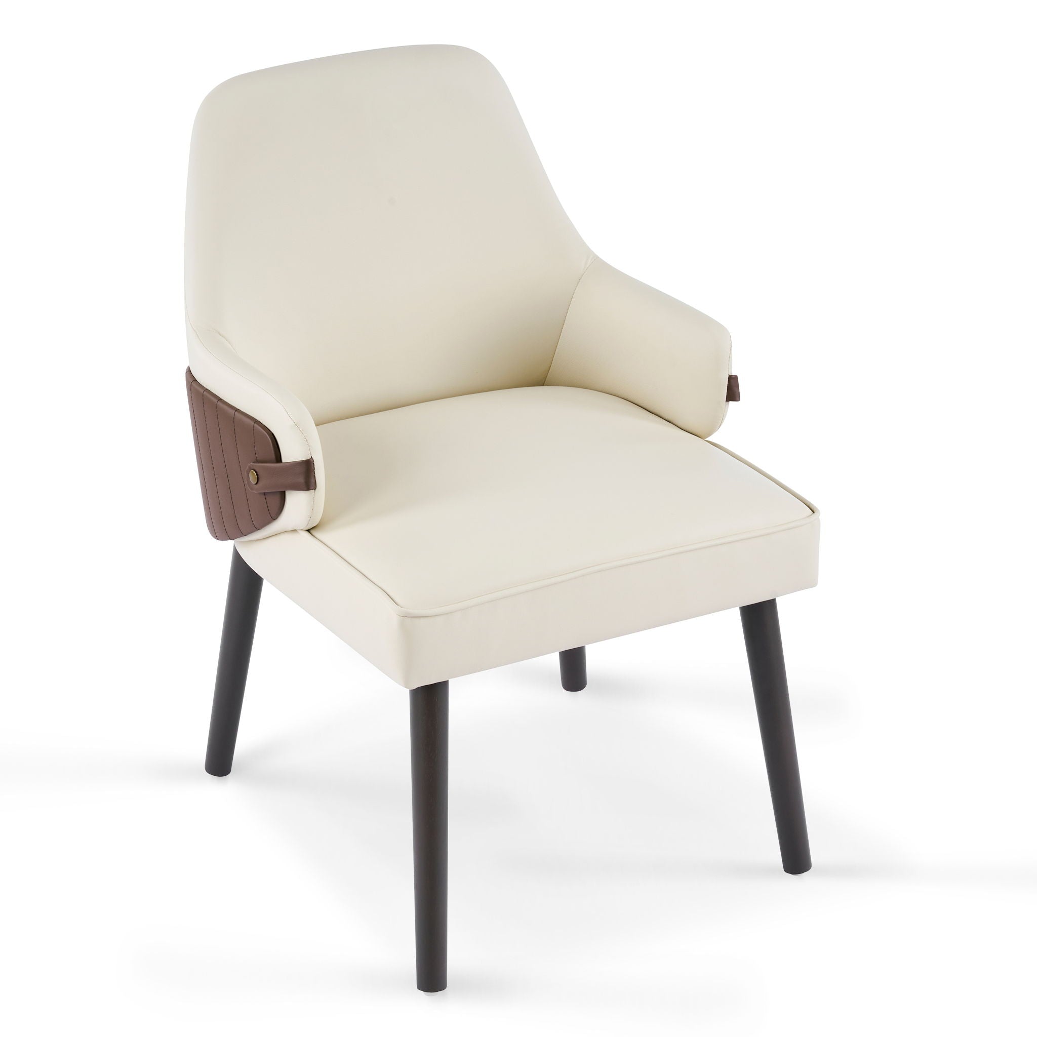 Indoor Dining Chair (Set of 2) - Beige / Brown