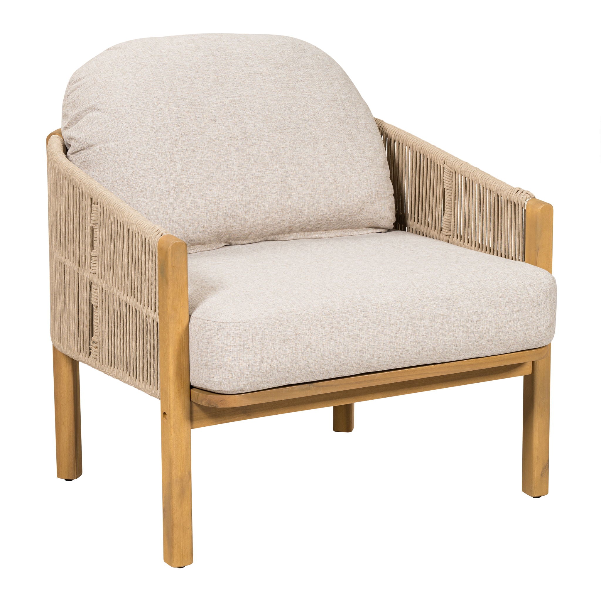 Grotta - Outdoor Wood Club Chair (Set of 2)