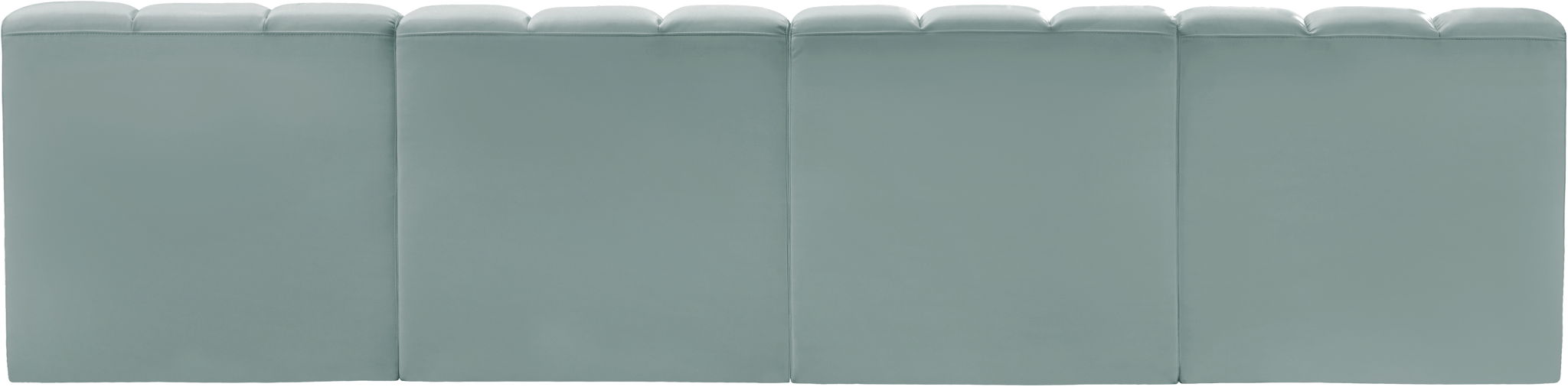 Arc - Faux Leather 4 Seats Modular Sofa
