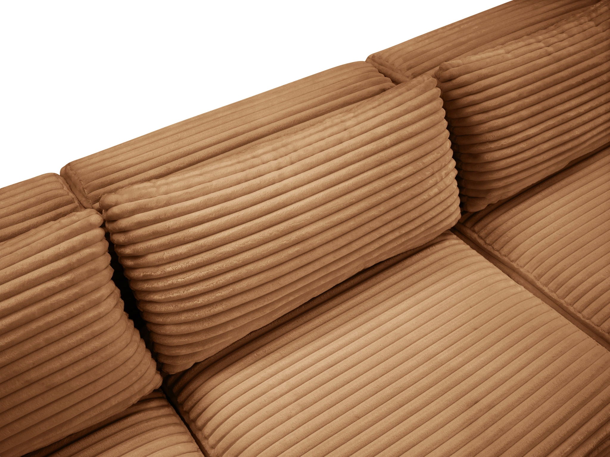 Shaggy - Fabric 7 Piece Modular Sectional With 2 Ottomans