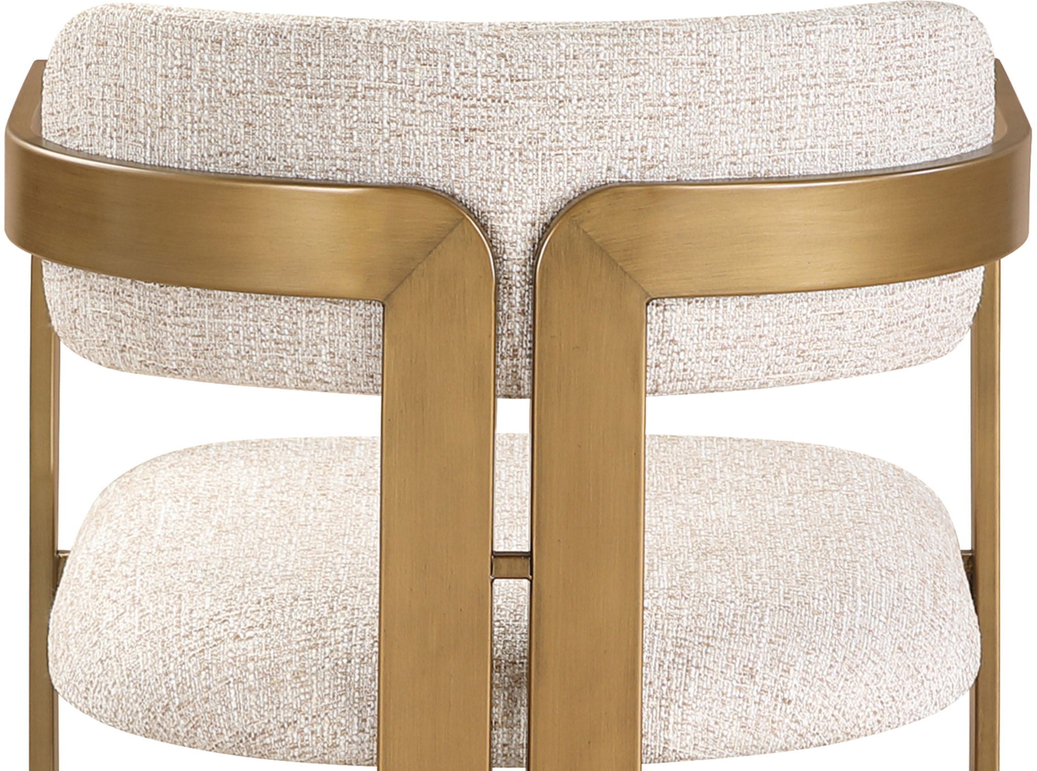 Aurum - Linen Textured Fabric Upholstered Dining Chair (Set of 2)