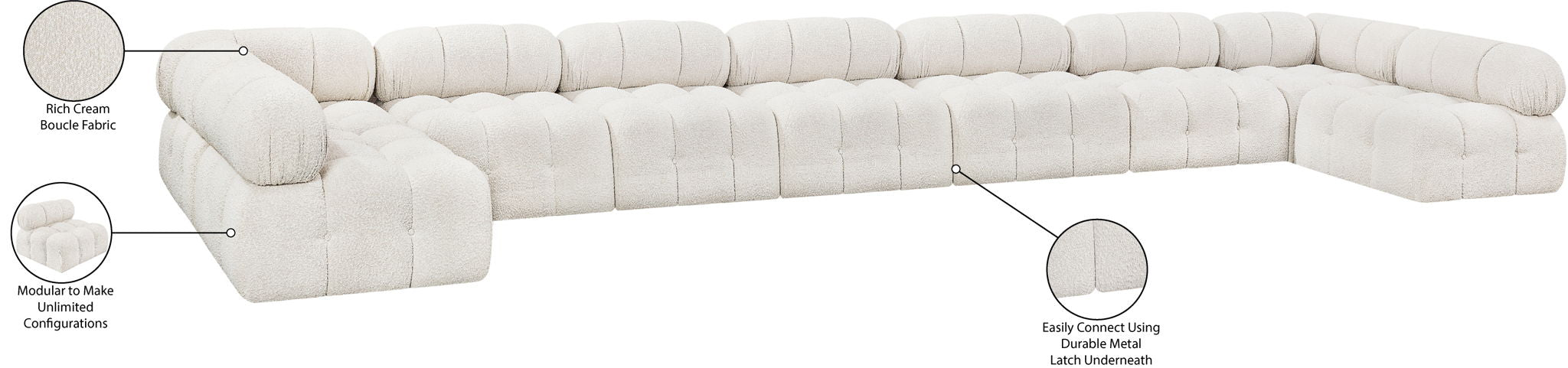 Ames - 9 Piece Modular Sectional