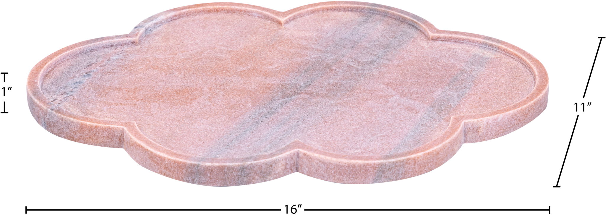 Rimini - Marble Clover Shaped Tray