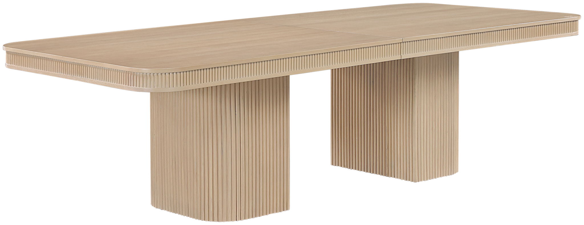 Mohari - Solid Wood And Oak Veneer 112" / 160" Dining Table