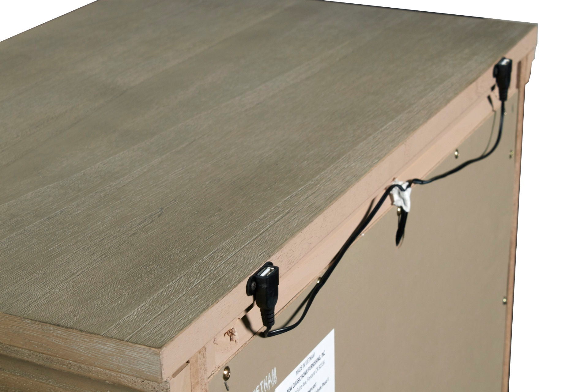 Allegra - Nightstand - Pewter