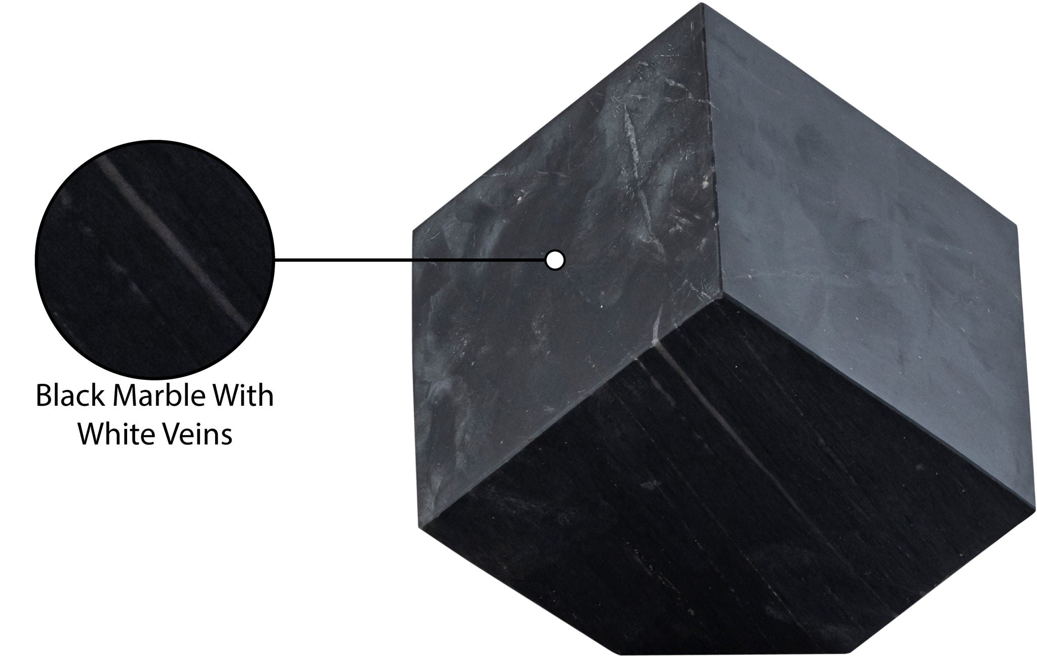 Block - Marble Decorative Cube