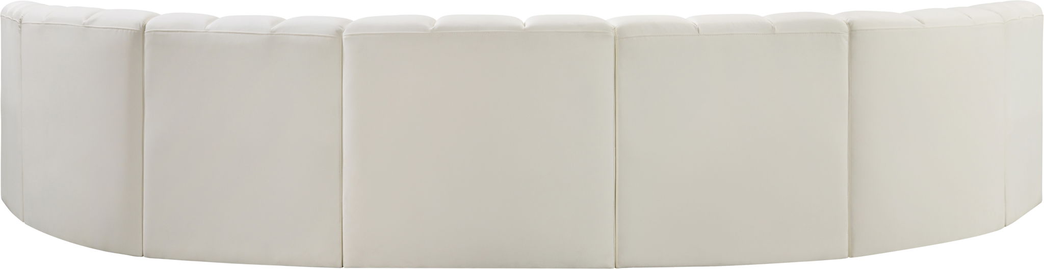 Arc - Faux Leather 7 Piece U-Shaped Modular Sofa