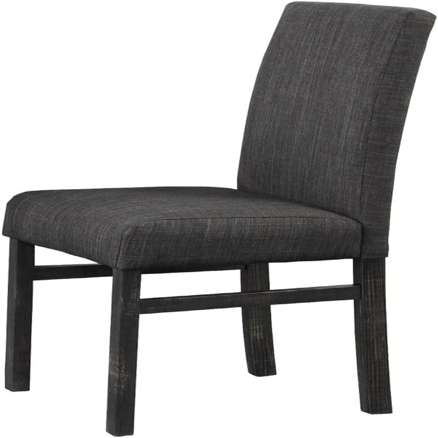 5 Piece Transitional Dining Set With Table And Upholstered Chairs