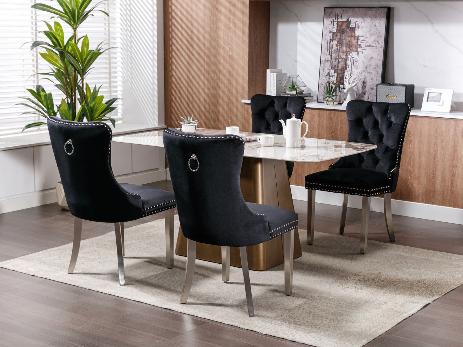 Nikki - Contemporary Upholstered Dining Chair (Set of 2)