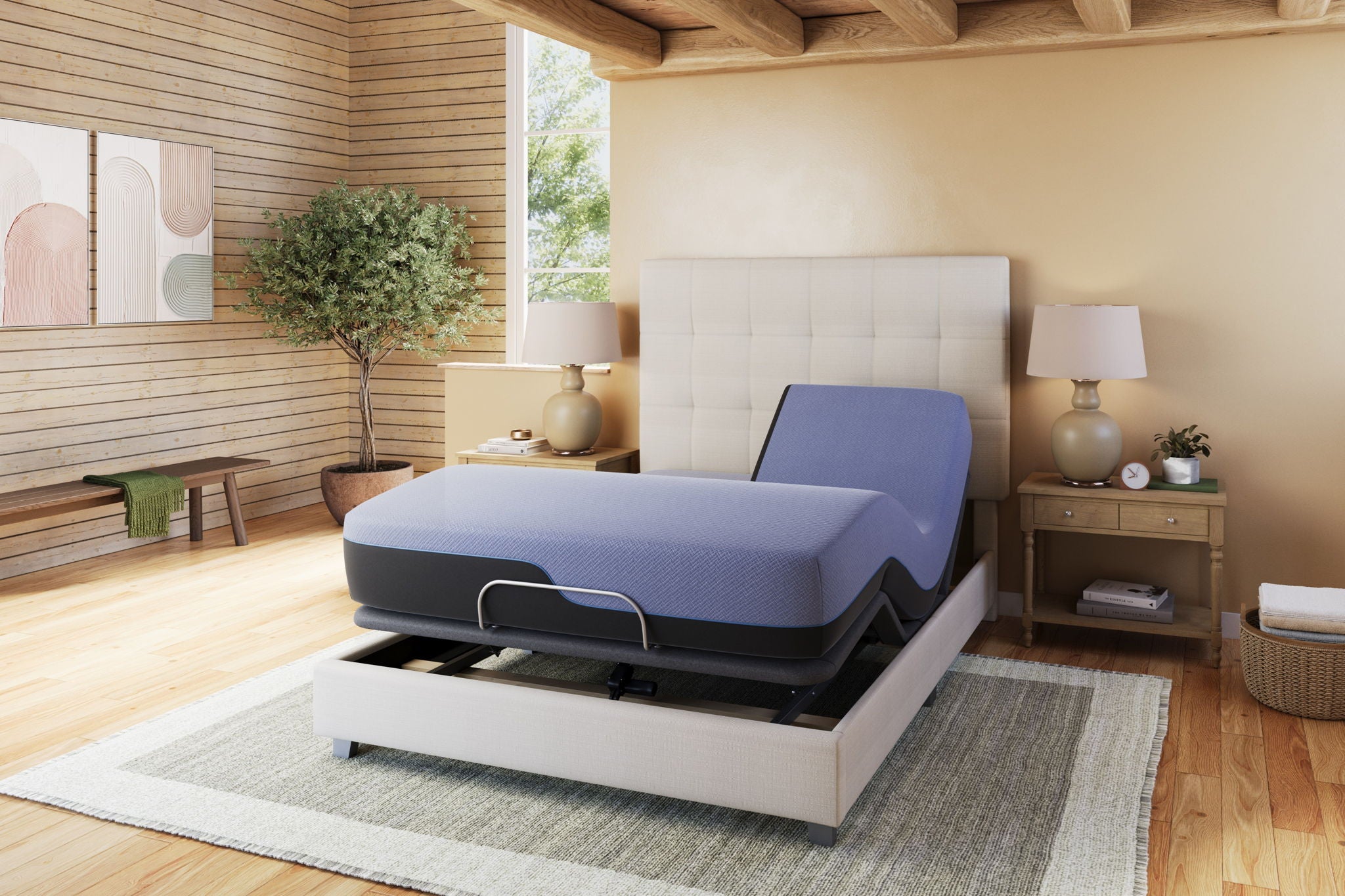 Refresh - 12" Flex Head Hybrid Cooling Gelcare Memory Foam And Coil Mattress