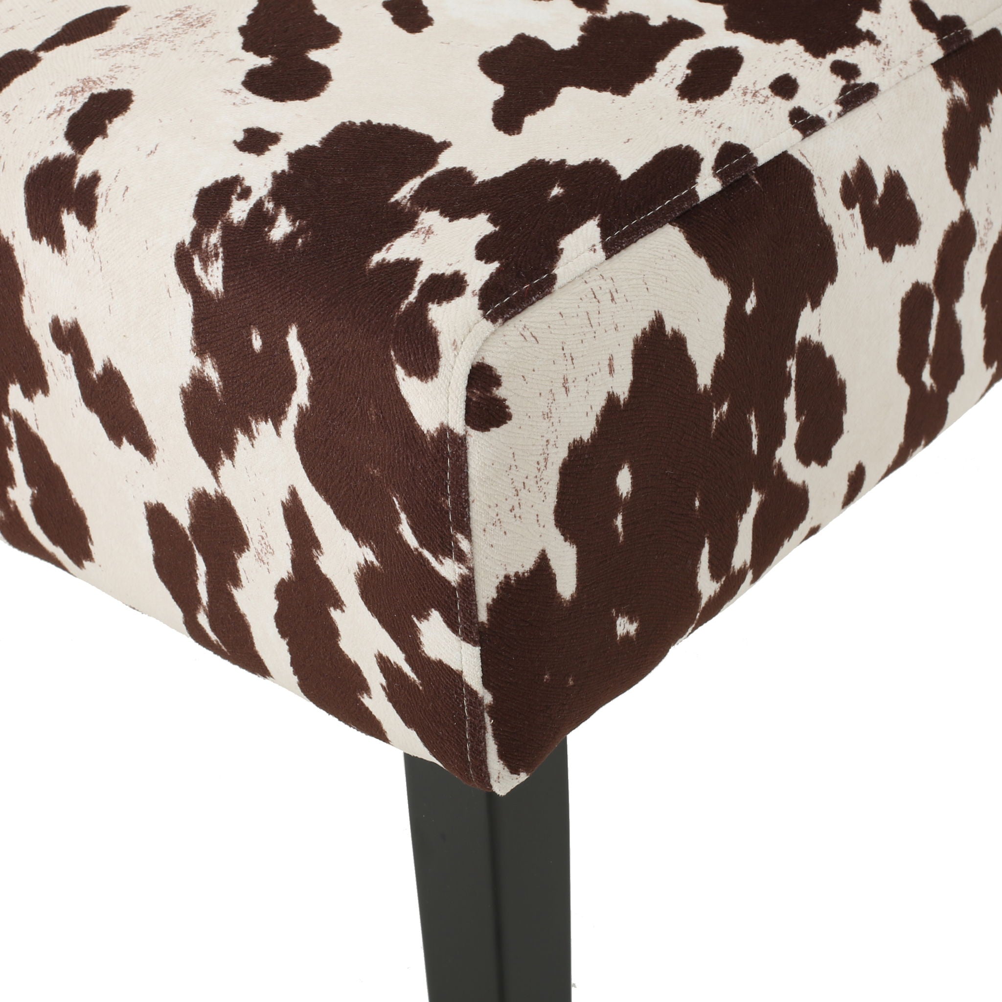 Contemporary Dining Chair With Rubberwood Legs (Set of 2)