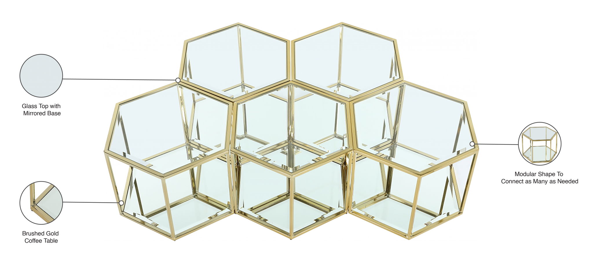 Sei - 5 Piece Coffee Table