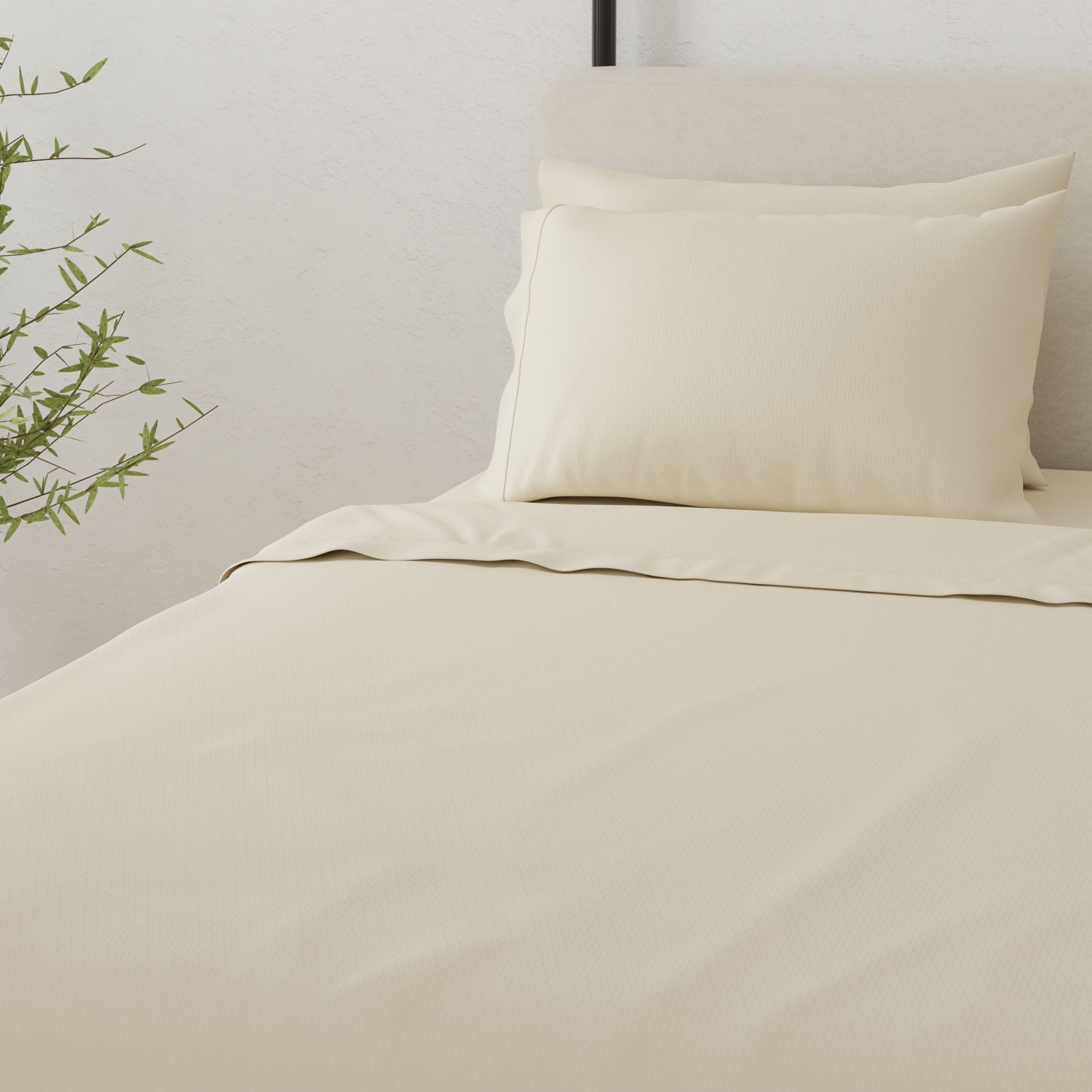 Brushed Hypoallergenic Split Sheet Set