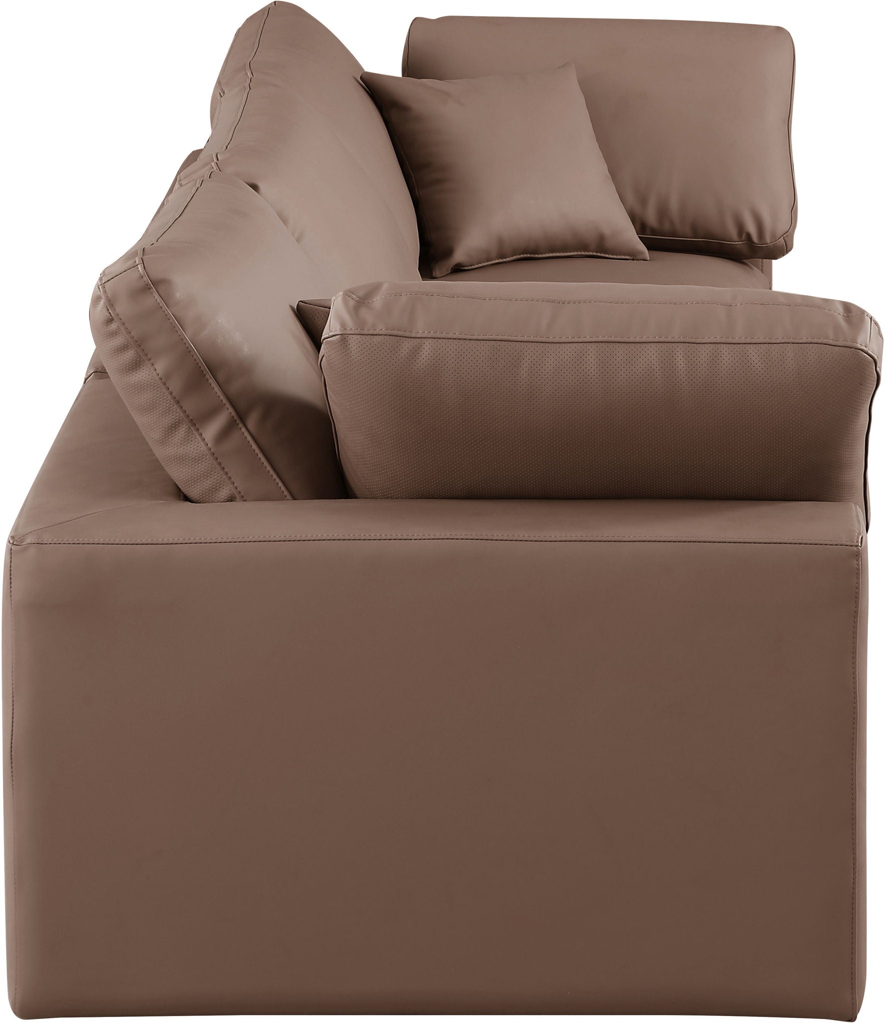 Comfy - Faux Leather Modular Sofa 3 Seats
