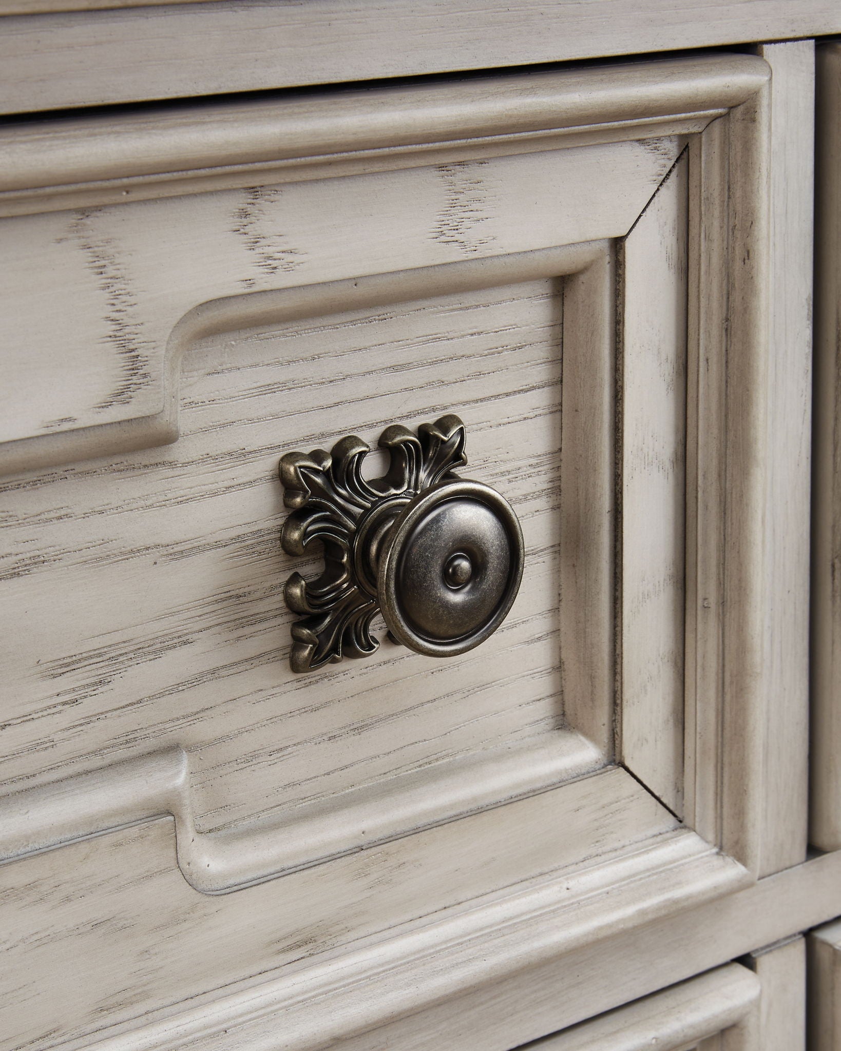 Bruchandi - Three Drawer Night Stand - Antique White