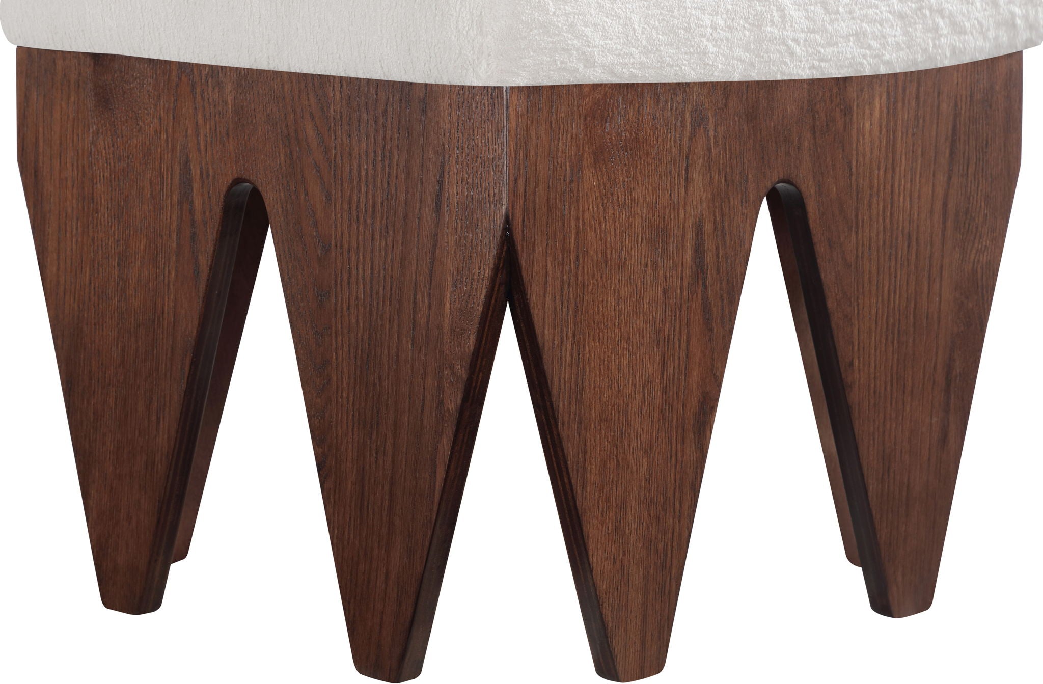 Altair - Fabric Bench - Dark Brown Base