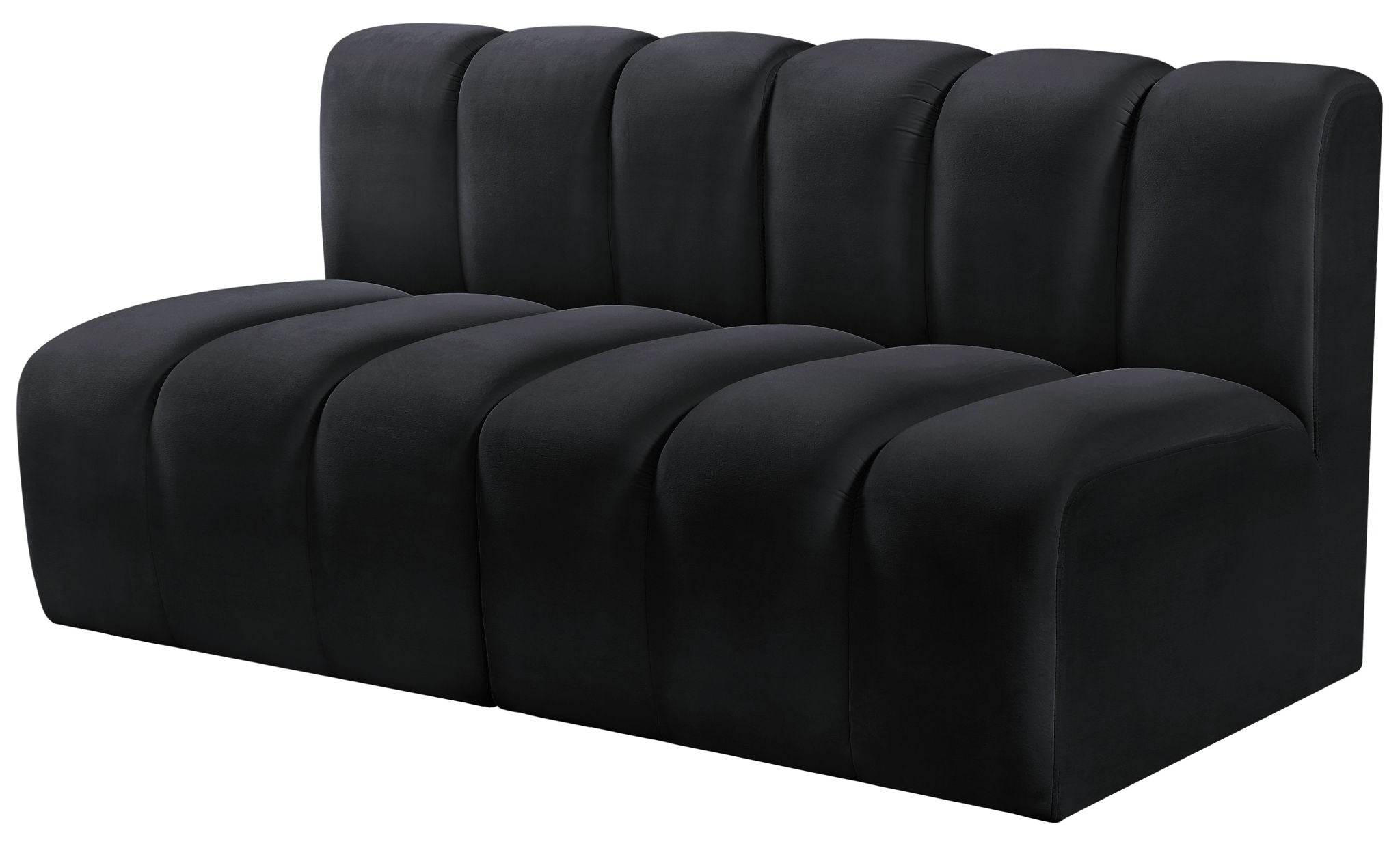 Arc - Velvet 2 Seats Modular Sofa