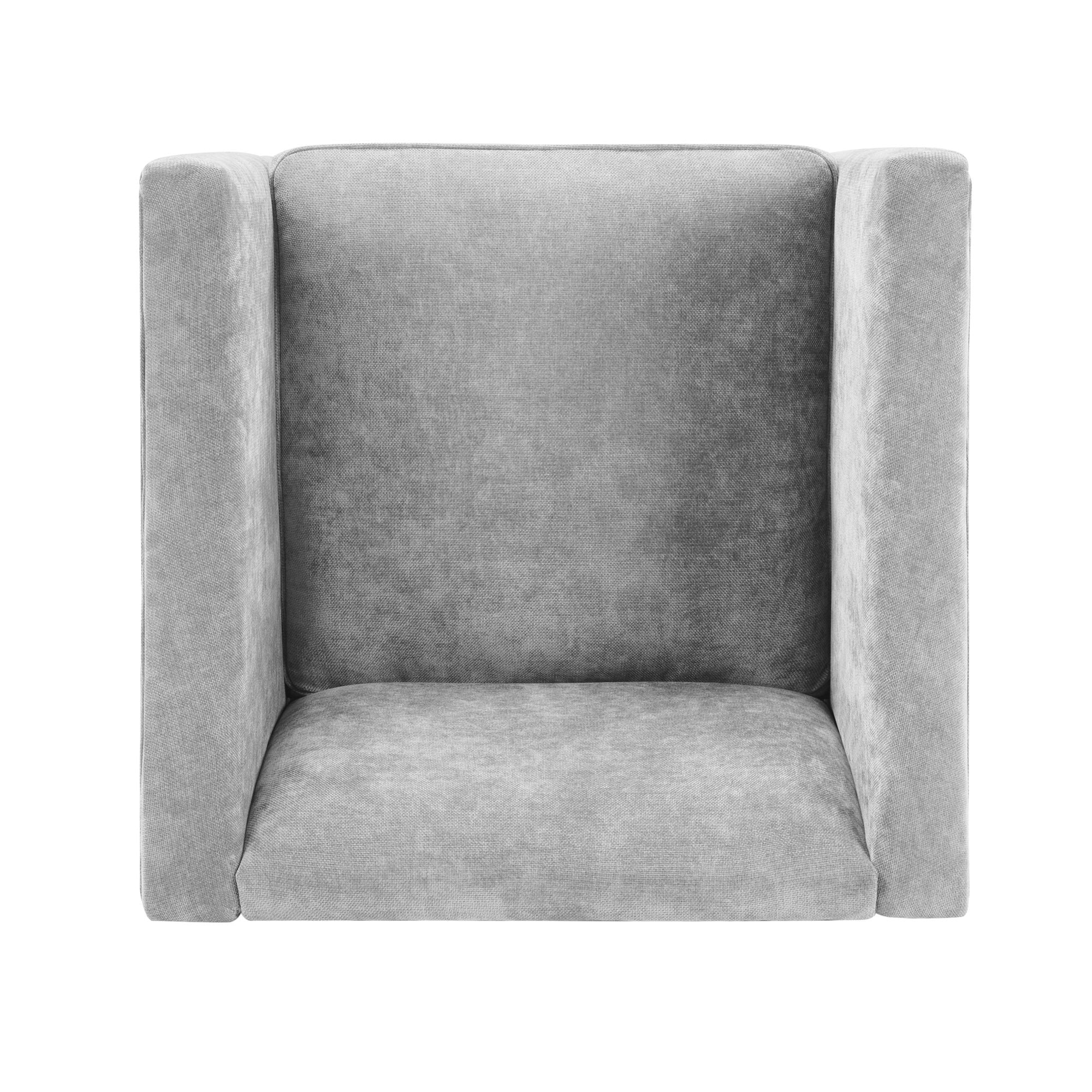 Barrel Accent Chair With Enclosed Arms
