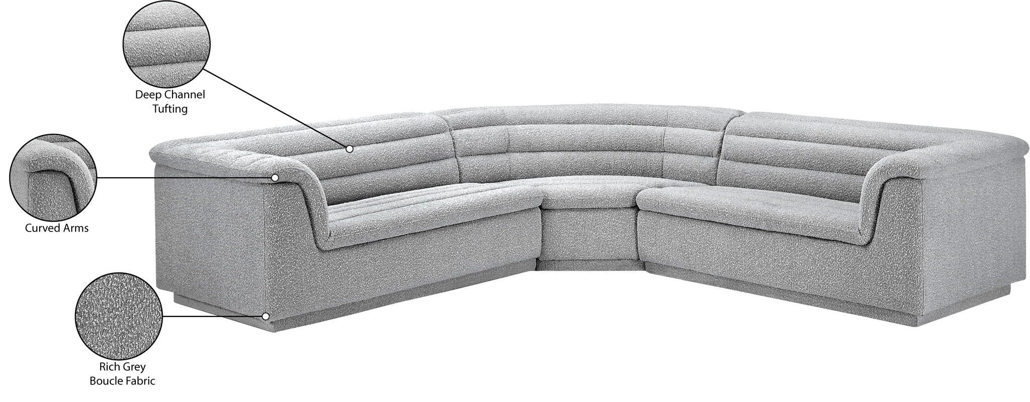 Cascade - Boucle Modular Sectional
