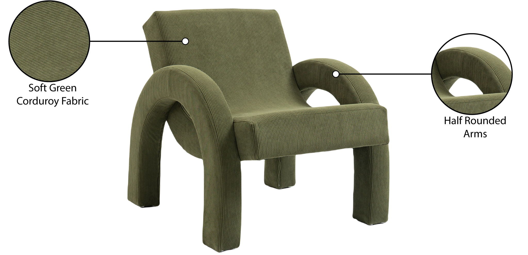 Corduroy - Accent Chair