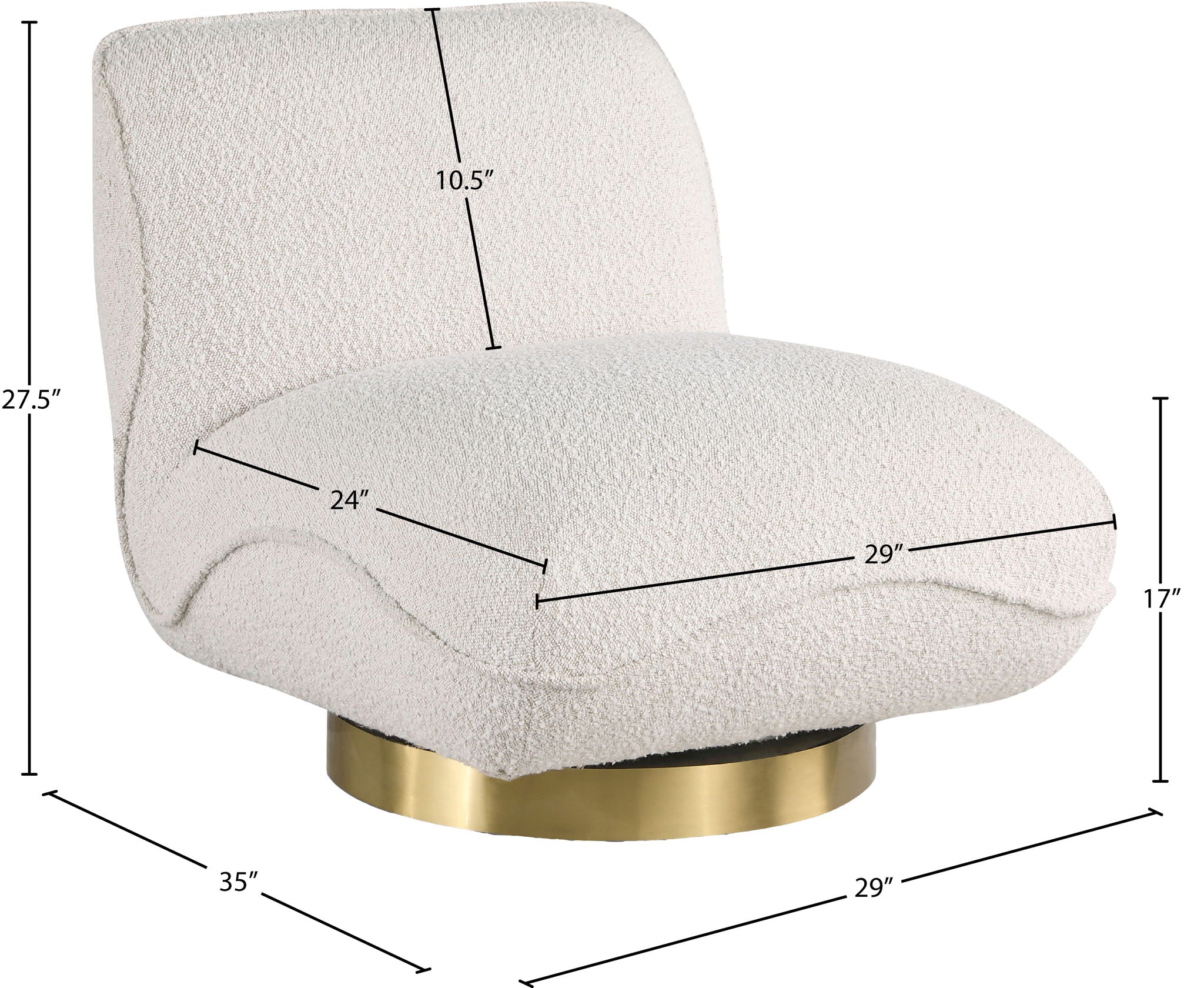 Geneva - Swivel Accent Chair