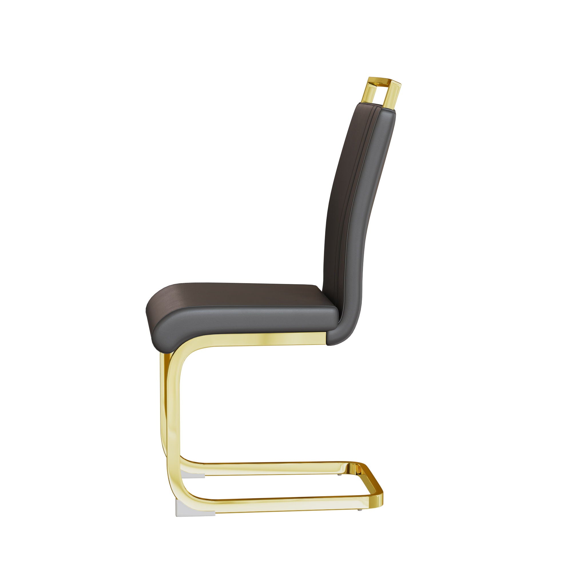 Side Dining Room Chair, Padded Seat High Back