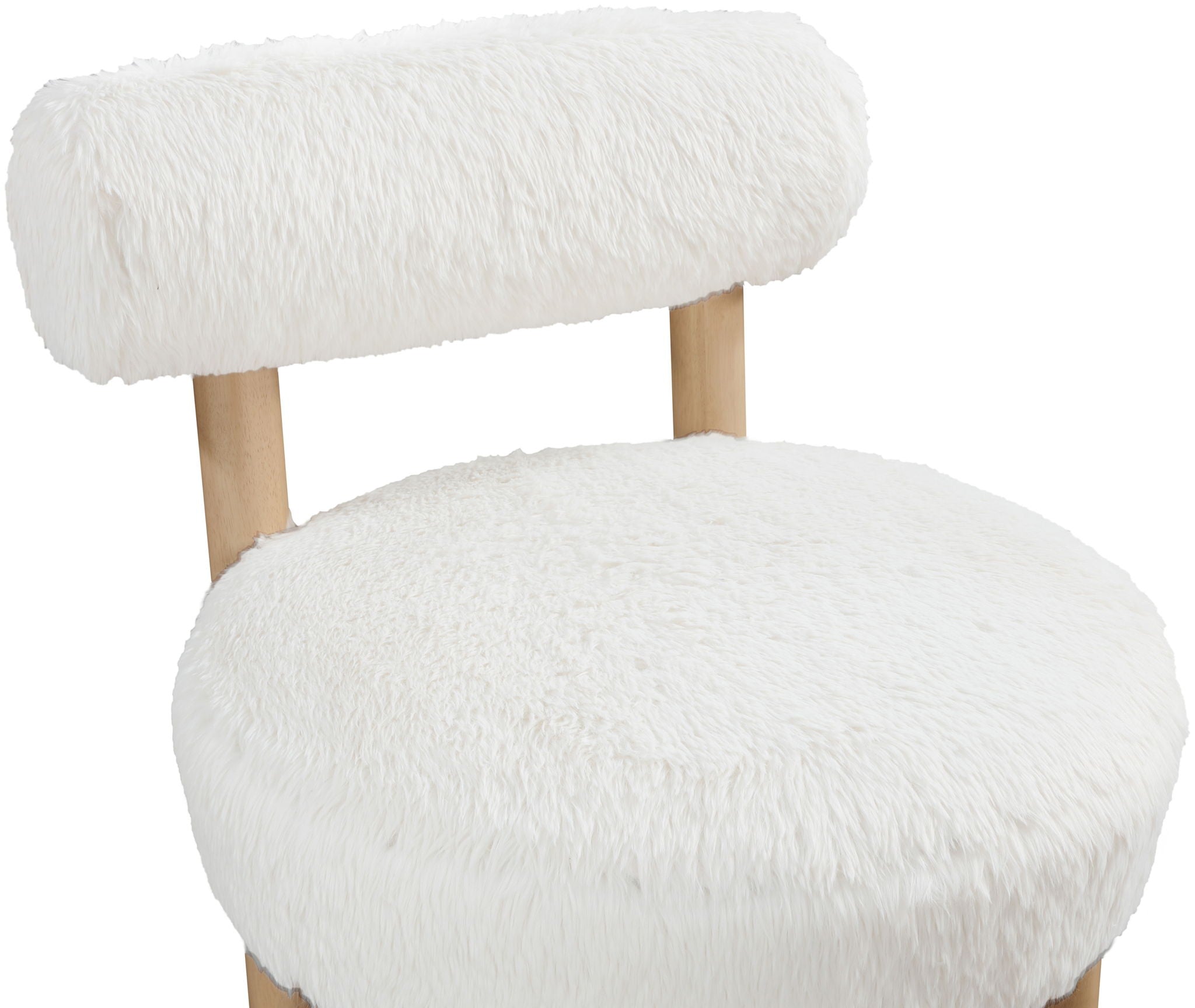 Ambre - Shearling Fabric Accent Chair