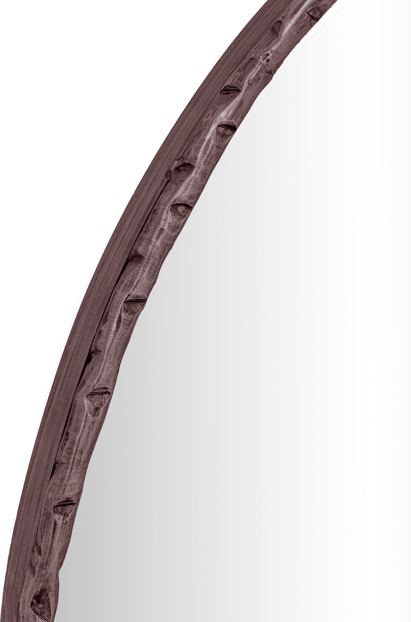 Hammer - Round Iron Mirror