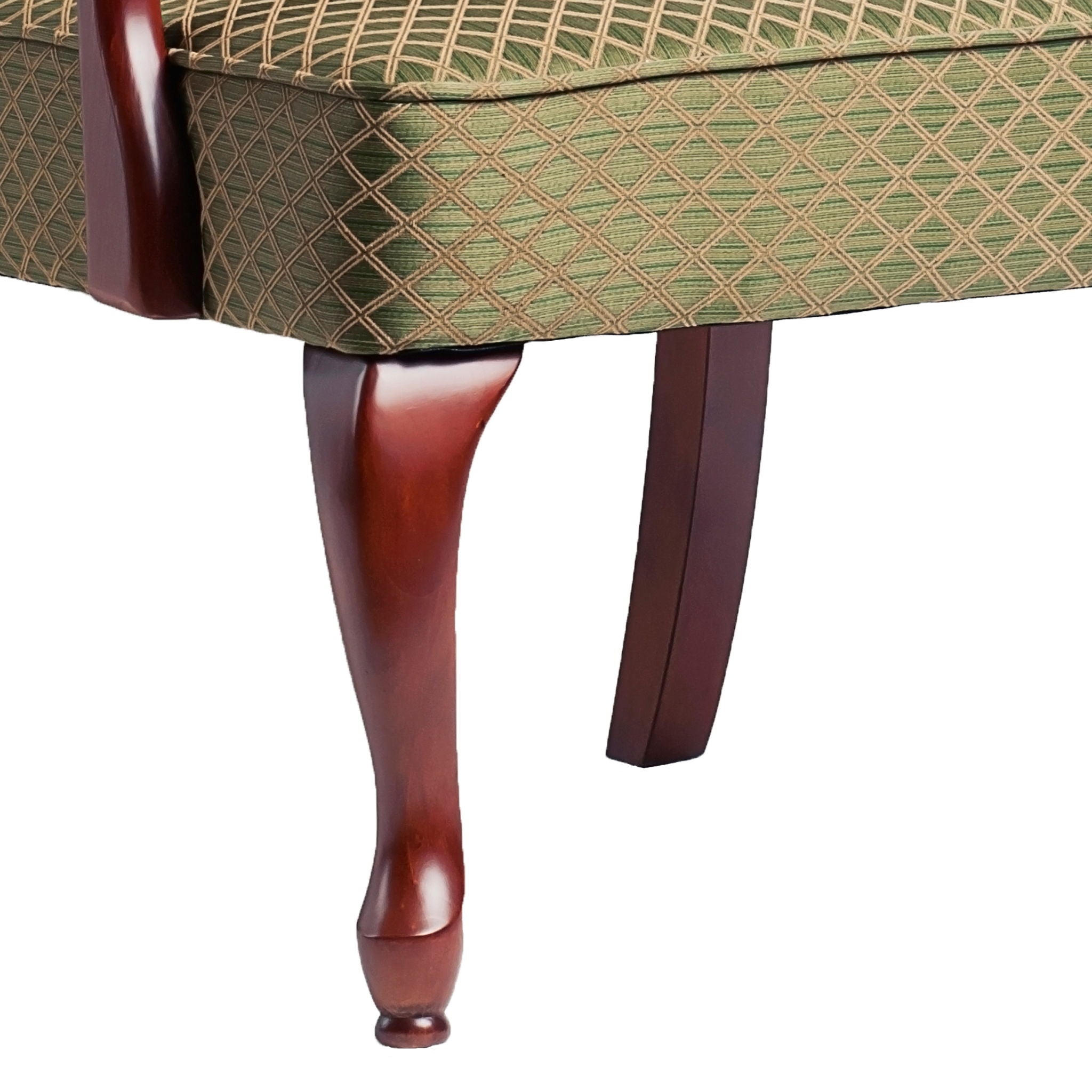 Delaney - Elegant Gooseneck Arm Chair With High Back