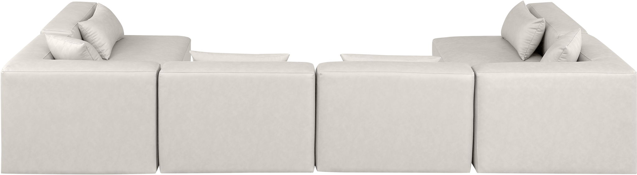 Cube - 6 Piece Modular Armless Sectional