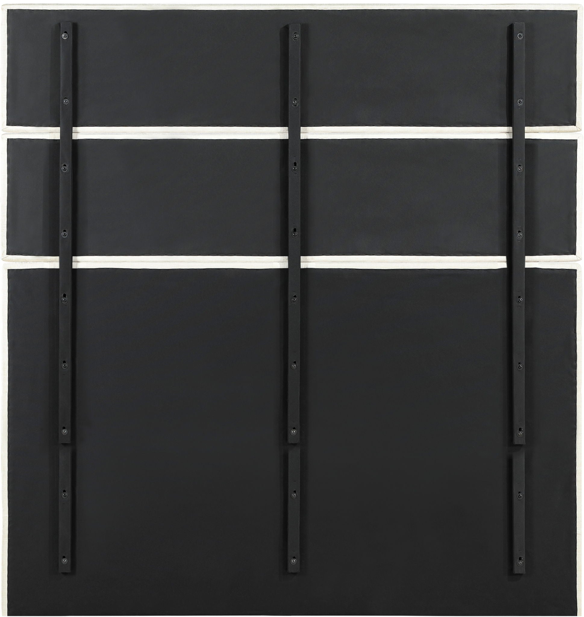 Adam - Chenille Fabric Bed With 89" Headboard