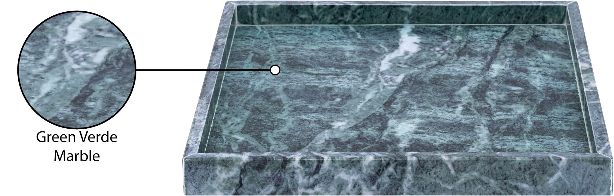 Barletta - Marble Square Tray