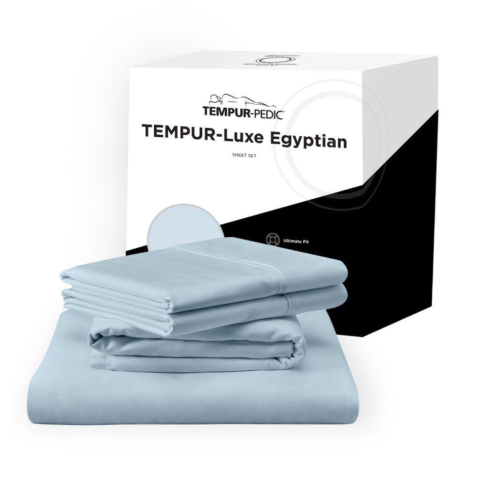 Linens - Tempur Luxe Egyptian Cotton Sheet Set - Sleepy Blue