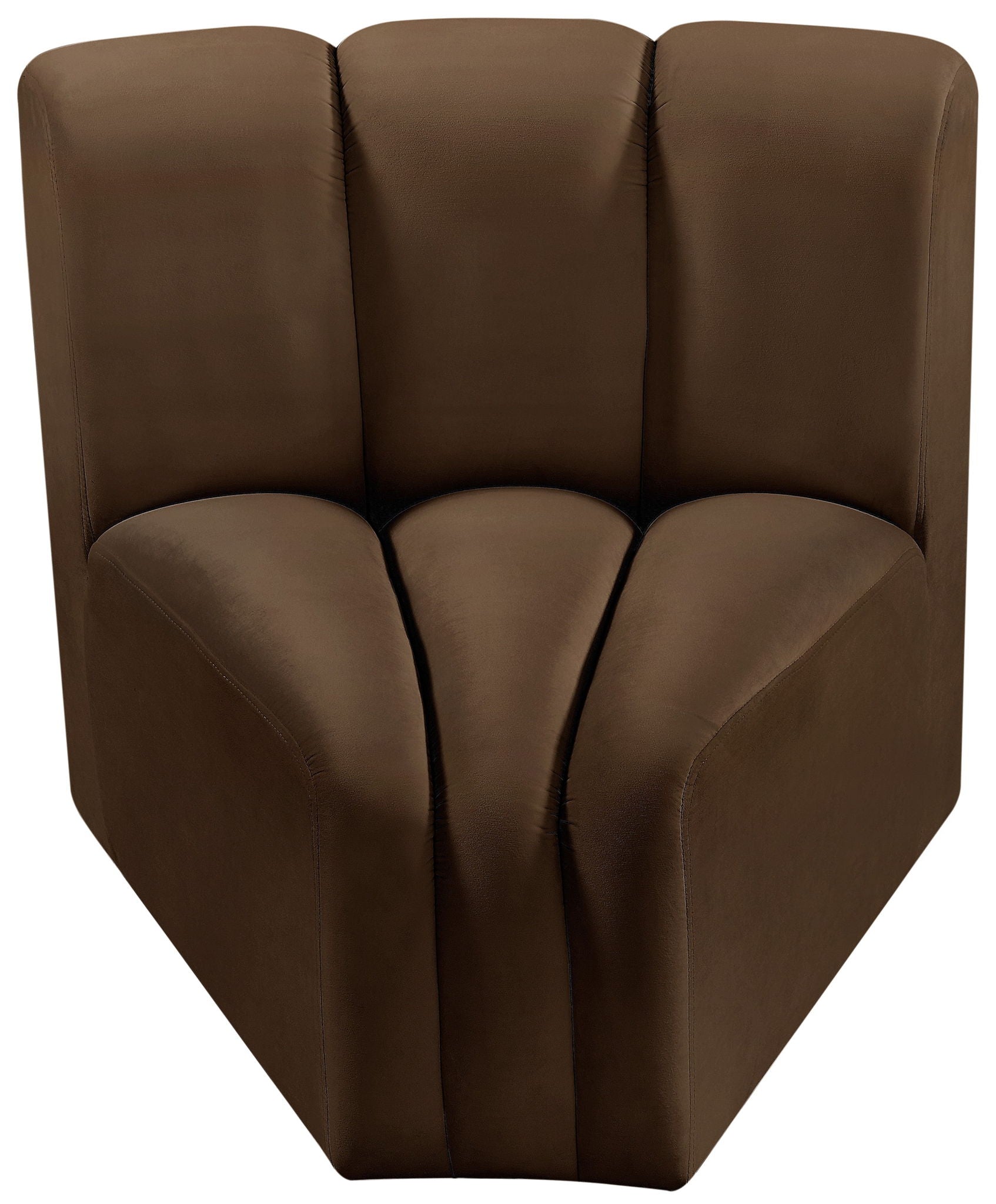 Arc - Velvet Curved Corner Chair