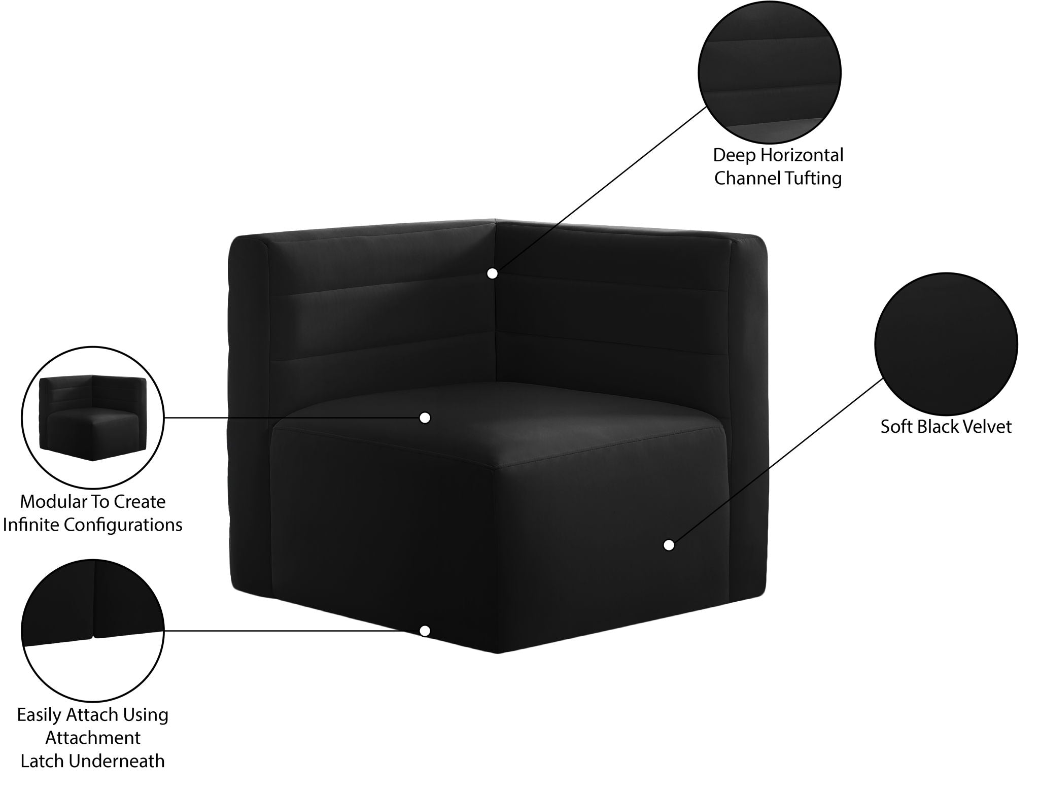 Quincy - Modular Corner Chair