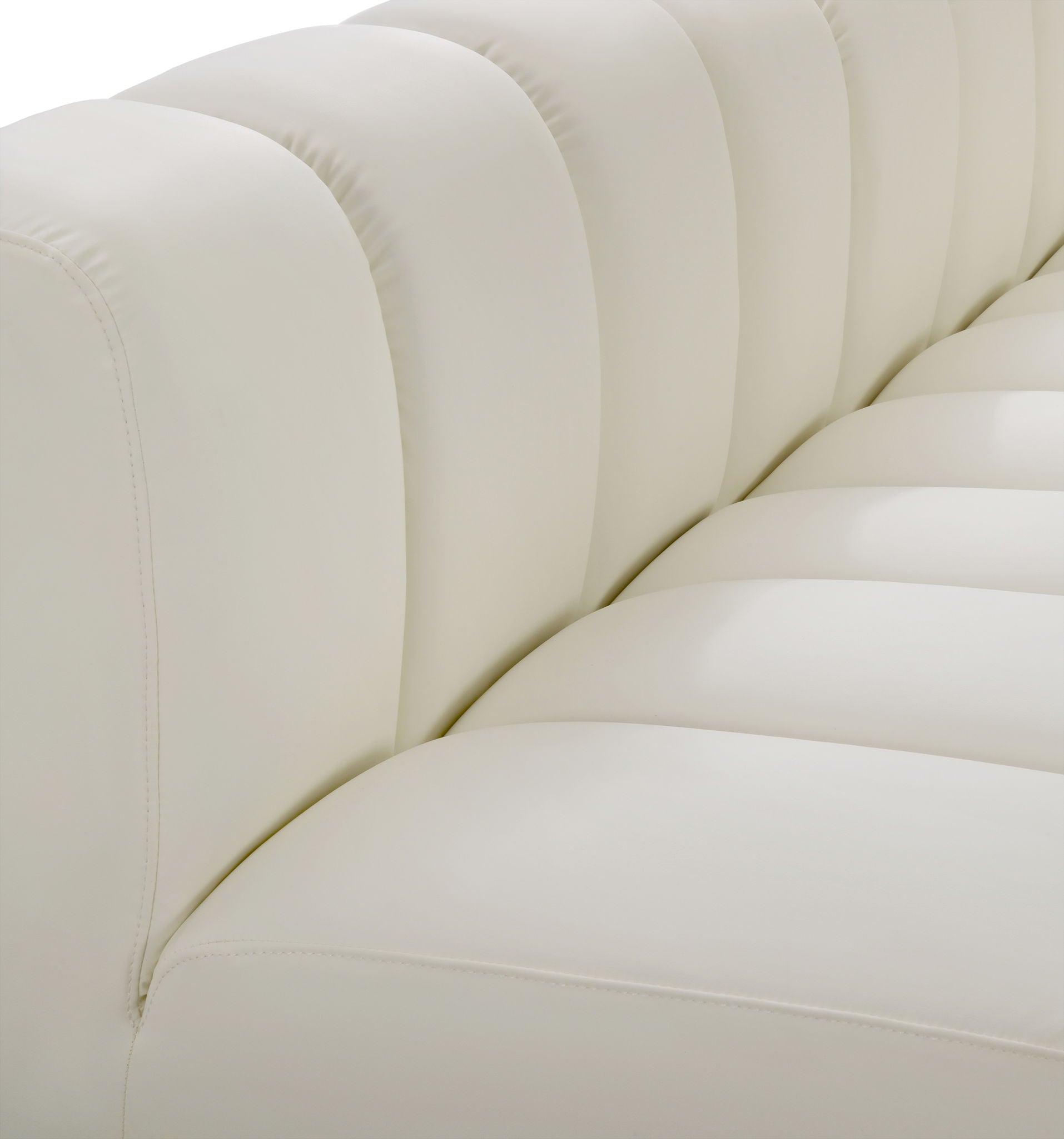 Arc - Faux Leather 5 Piece Modular Sofa