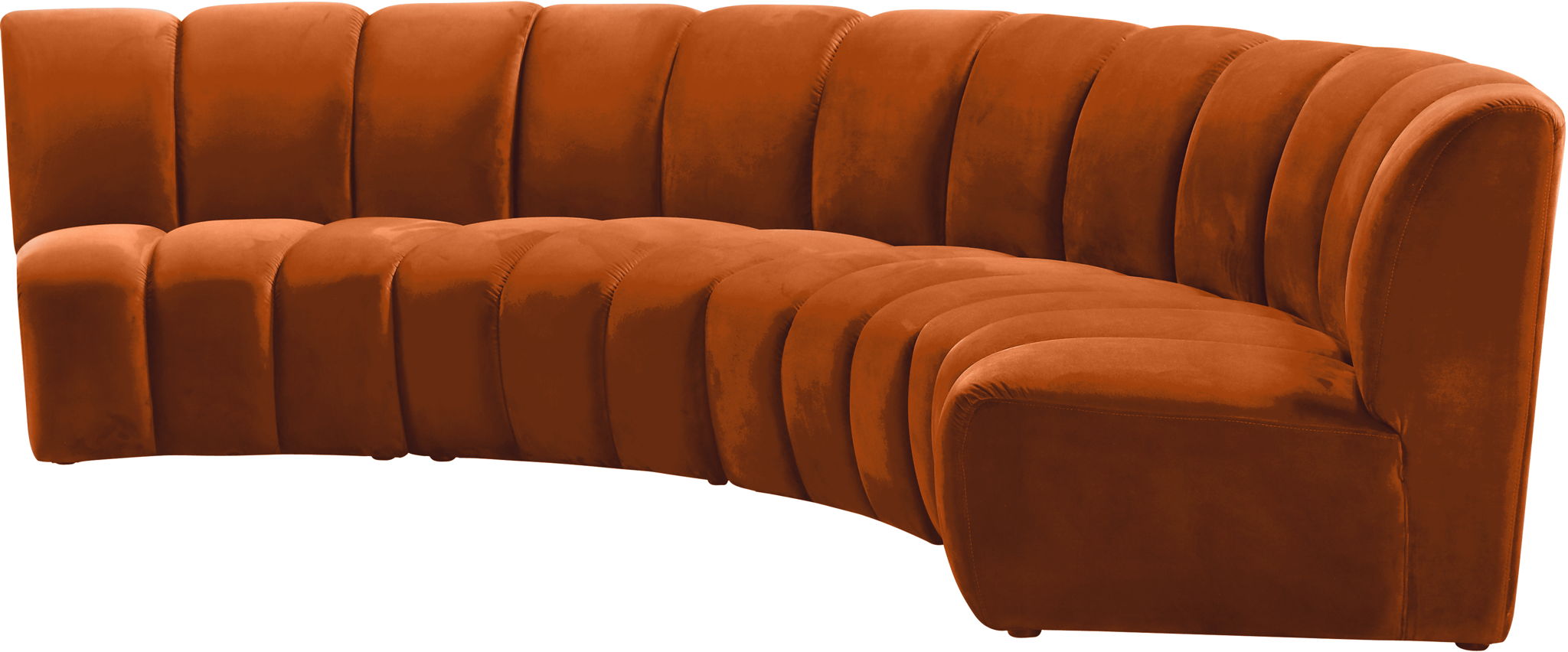 Infinity - 4 Piece Velvet Modular Sectional