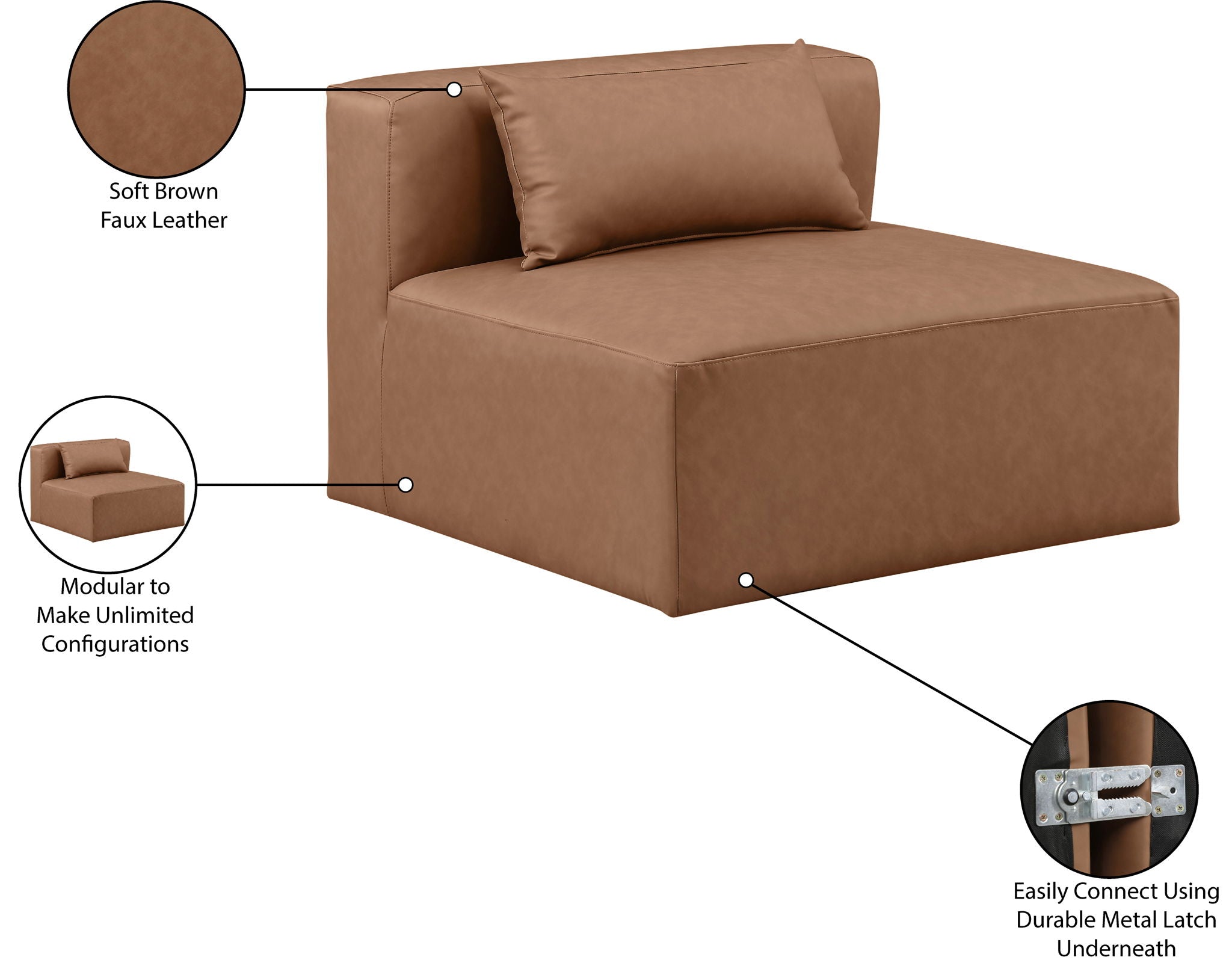 Cube - Armless Chair