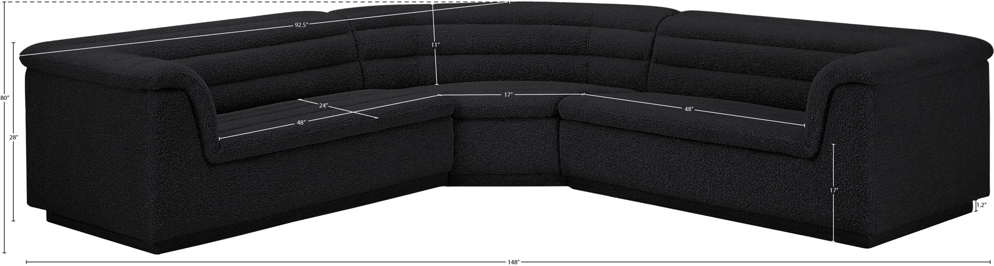 Cascade - Boucle Modular Sectional