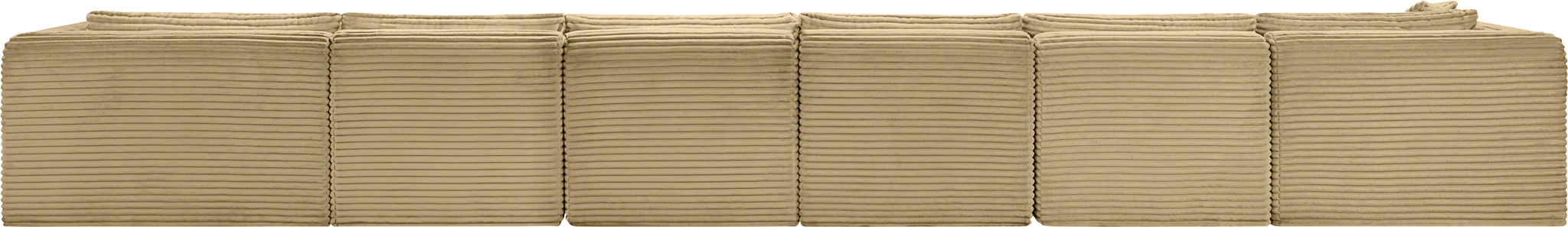 Shaggy - 6 Piece Modular Sectional With Chaise