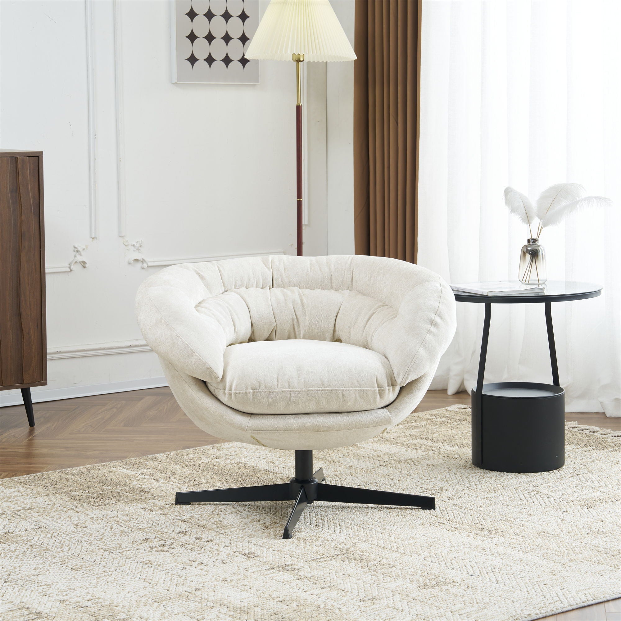 Modern Office Chair With 360 Degree Swivel